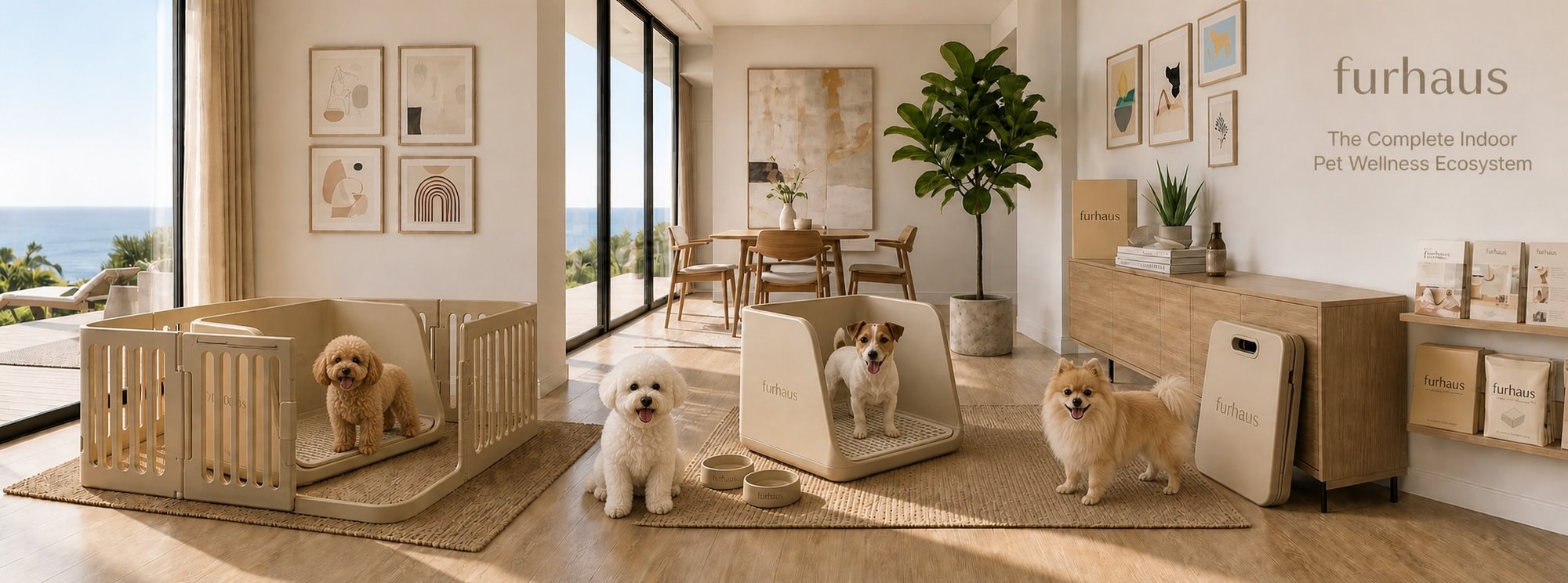 The Furhaus ecosystem — beautiful pet products designed for life with dogs