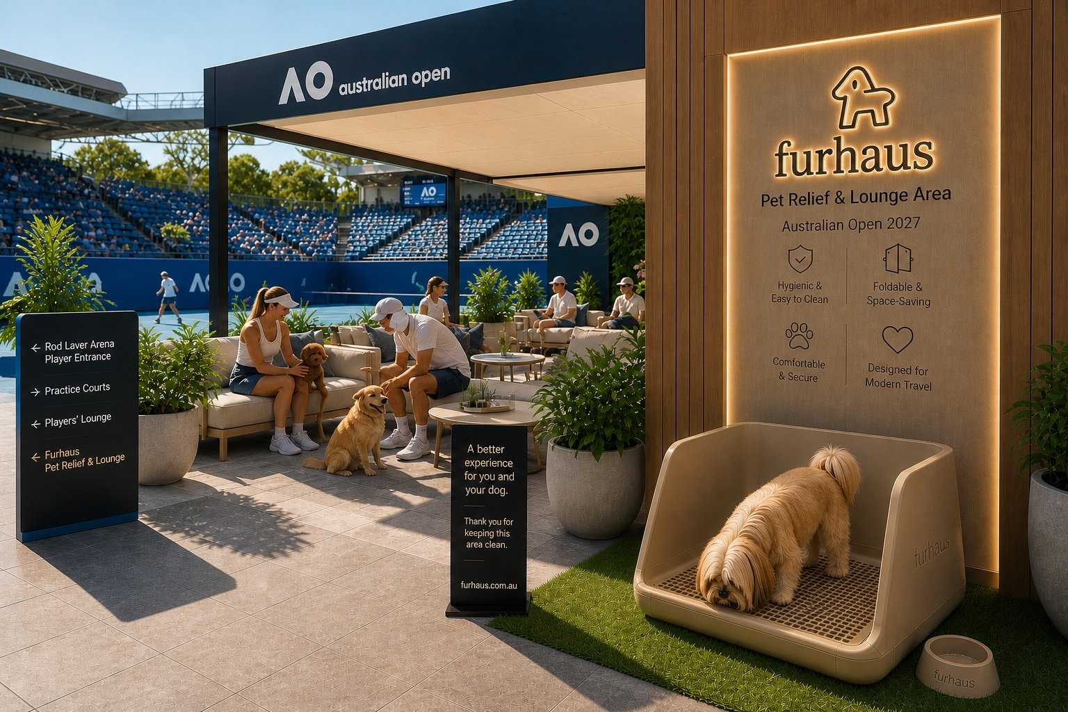 Furhaus at major events around the world